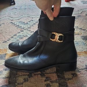Tory Burch Black Booties size 11